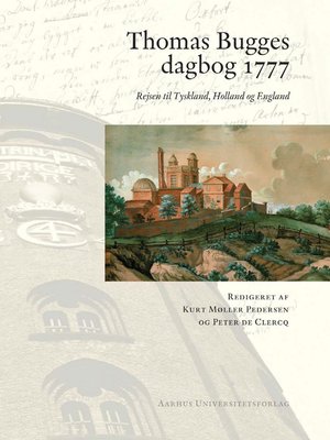 cover image of Thomas Bugges dagbog 1777